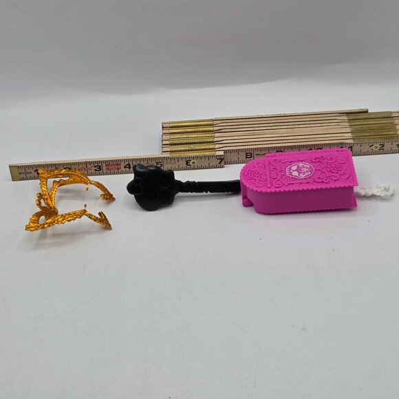 Monster High Luna Mothews Gold Butterfly Headband & Skelita Calaveras Scaris Sui - Picture 5 of 8